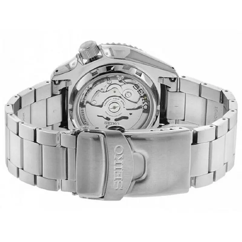 Seiko 5 Sports Silver Dial Silver-tone Corporation Men's Watch- SRPE71k1